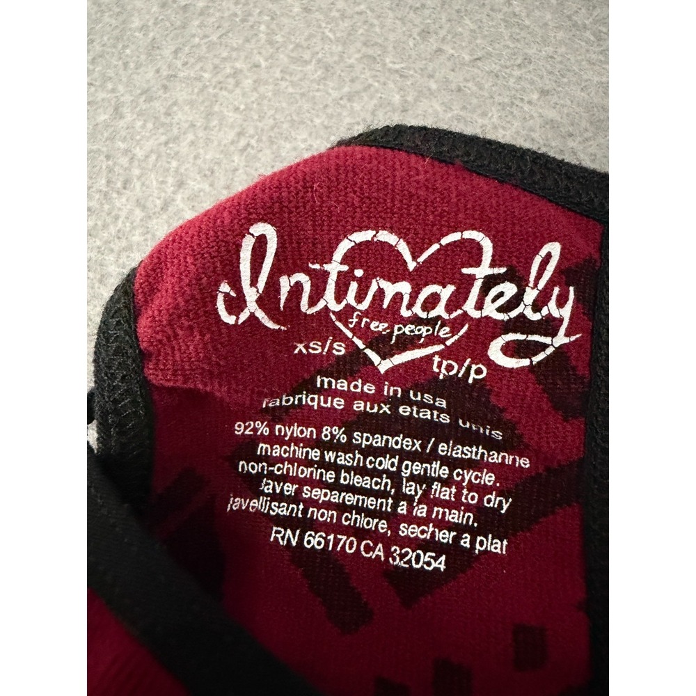 Free People Intimately Only One Bodycon Dress S/XS Raspberry Indie Sleaze Boho - Picture 12 of 13